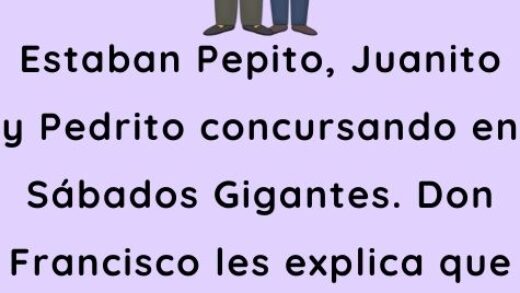 Juanito y Pedrito concursando en Sábados Gigantes