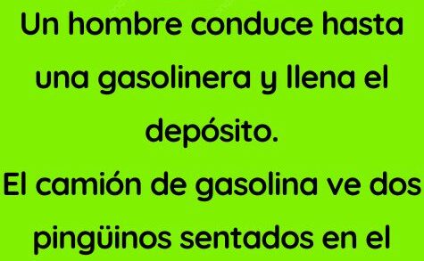 Un hombre conduce hasta una gasolinera