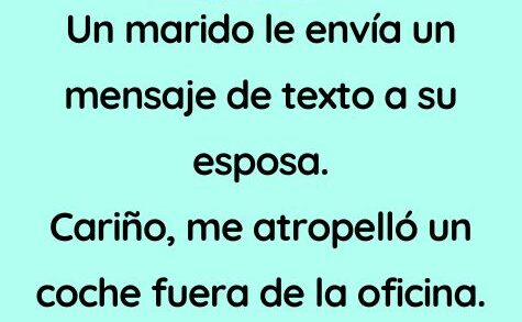 Un marido le envía un mensaje de texto a su esposa