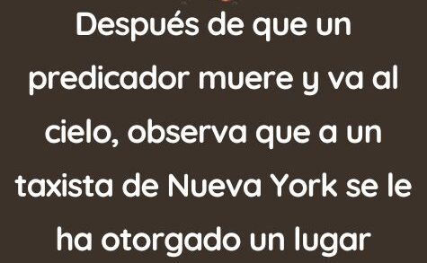 Después de que un predicador muera