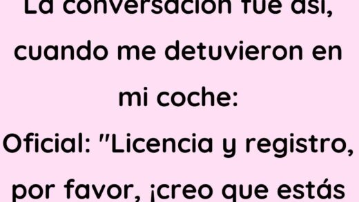 Creo que voy a perder mi licencia de conducir