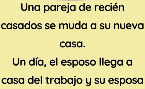 Una pareja de recién casados se muda a una nueva casa