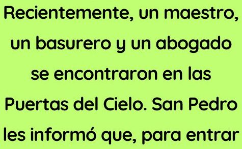Calificando para el Cielo