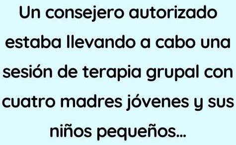Cuatro madres jóvenes y sus niños pequeños