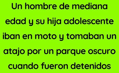 Un hombre de mediana edad y su hija adolescente